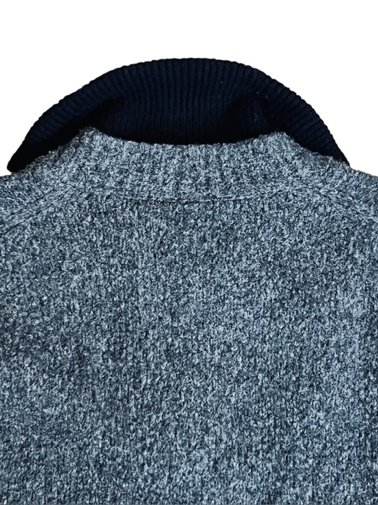 Nanushka Women’s Sz XS Gray Contrast Brushed Merino Wool Pullover Sweater - Picture 7 of 13